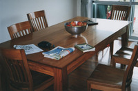 Dining table and chairs